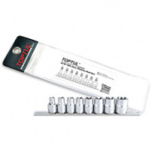 Набор головок TORX на планке TOPTUL 3/8" E8-E20 8ед. GAAG0802 фото анонса фото анонса Набор головок TORX на планке TOPTUL 3/8" E8-E20 8ед. GAAG0802 интернет магазин Metizmarket