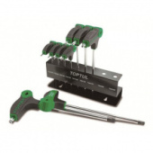 фото анонса Набор ключей TORX с ручкой L-обр. TOPTUL T10-T50 9ед. GAAX0901 интернет магазин Metizmarket