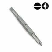 Бита крестовая двухсторонняя TOPTUL 1/4" PH2хSL6 L75мм FKAA0206 фото анонса фото анонса Бита крестовая двухсторонняя TOPTUL 1/4" PH2хSL6 L75мм FKAA0206 интернет магазин Metizmarket