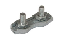 фото анонса Зажим для троса DUPLEX с двумя гайками AN 97 3 сталь  цб интернет магазин Metizmarket