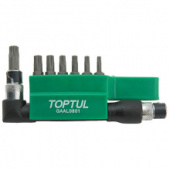 Набор бит TORX TOPTUL 1/4" T10H-T40H + Г-обр. переходник 8ед. GAAL0801 фото анонса фото анонса Набор бит TORX TOPTUL 1/4" T10H-T40H + Г-обр. переходник 8ед. GAAL0801 интернет магазин Metizmarket