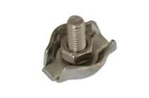 фото анонса Зажим для троса SIMPLEX с одной гайкой AN 96 3 А4  бп интернет магазин Metizmarket