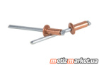 ISO 16582 DIN 7337 Cu/St Заклепка вытяжная с плоским буртиком