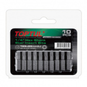 фото анонса Набор насадок отверточных 1/4" TOPTUL L25мм T40 10ед. FSEA0840G интернет магазин Metizmarket