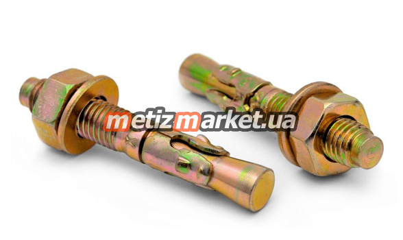 подробное фото анкер клиновой однораспорный m12х100 под заказ интернет магазин Metizmarket