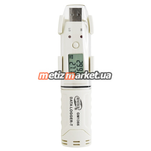 подробное фото даталоггер температуры usb, -30-80°c benetech gm1366 интернет магазин Metizmarket