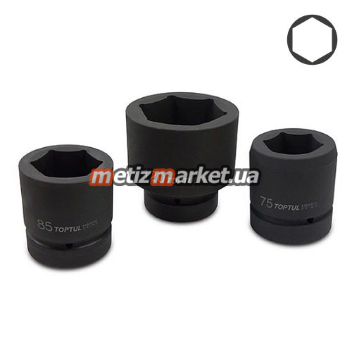 подробное фото головка ударная toptul 2-1/2" 100мм kaba80a0 интернет магазин Metizmarket