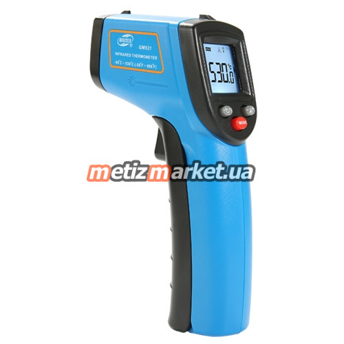 подробное фото ик пирометр -50-530°c benetech gm531 интернет магазин Metizmarket