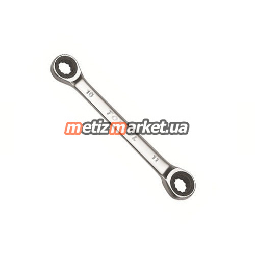 подробное фото ключ трещоточный накидной toptul 10х11мм aoag1011 интернет магазин Metizmarket