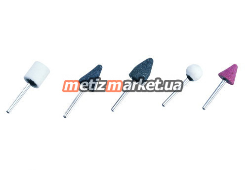 подробное фото набор шлифовальных камней 5шт airkraft mst-003 интернет магазин Metizmarket