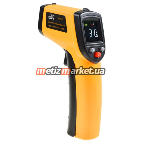 подробное фото пирометр -50-530°c benetech gm533 интернет магазин Metizmarket
