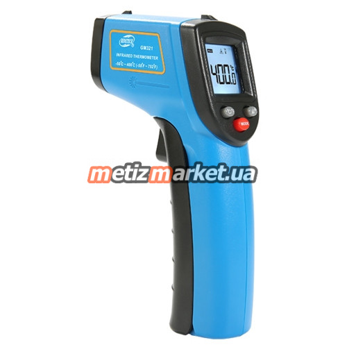 подробное фото пирометр инфракрасный -50-400°c benetech gm321 интернет магазин Metizmarket