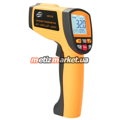 подробное фото пирометр промышленный -30-1250°c benetech gm1250 интернет магазин Metizmarket