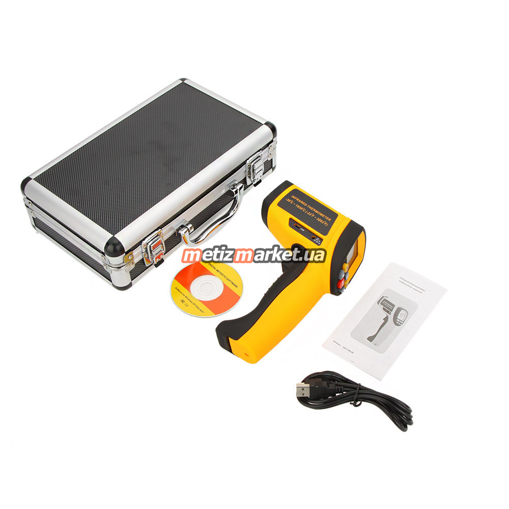 подробное фото пирометр промышленный usb -30-1650°c benetech gm1651 интернет магазин Metizmarket