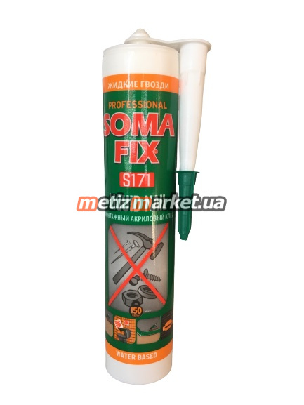 Жидкие гвозди Somafix 310мл, фото подробное подробное фото жидкие гвозди somafix 310мл интернет магазин Metizmarket